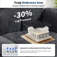 Fauteuil Gonflable Innovant et Classique, Chaise de Bureau Pliante pour la Maison et le Bureau avec Système d'Accoudoirs Rabattables de 90 à 180 Degrés