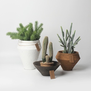 Bocaux à bougies en résine nordique aspect ciment, récipients vides pour bougies DIY en cire de soja, <span class=keywords><strong>porte</strong></span>-bougies style béton pour aromathérapie - Product Image 3