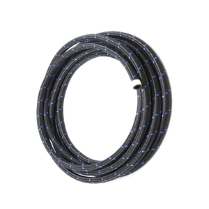 <span class=keywords><strong>Tuyau</strong></span> <span class=keywords><strong>de</strong></span> carburant bleu 4AN 6AN 8AN 10AN 12AN 16AN 20AN AN6 en acier inoxydable tressé argenté, tube <span class=keywords><strong>universel</strong></span> CPE pour huile, carburant et <span class=keywords><strong>gaz</strong></span> - Product Image 1