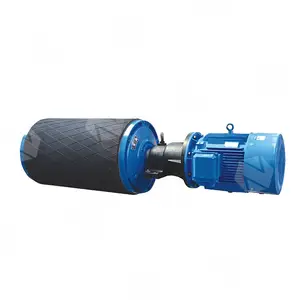Mining Coal Pulley Manufacture Cleaner Set Drive Conveyor Belt Cleaning Spiral Roller For Sale