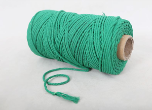 <span class=keywords><strong>Corda</strong></span> in Macramè Intrecciata di Alta Qualità, Morbida <span class=keywords><strong>Corda</strong></span> di Cotone Naturale per Decorazioni da Parete - Product Image 6