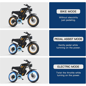 Moto Elettrica da Fuoristrada GT20 per Adulti con Motore da 1500W e Batteria al Litio Rimovibile 48V/25Ah - Product Image 5