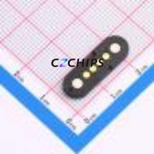 YZ103915020T-04025-02 Pogo Pin Connector Connector Magnetic Pogo Pin Female Connector 4P 2.54mm 2mm - Product Image 2