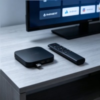 Remote Kode Bergulir 2.4G yang Dapat Disesuaikan dengan Penerima USB untuk Android TV Box |   12 Tombol Didukung OEM Kompatibilitas Luas