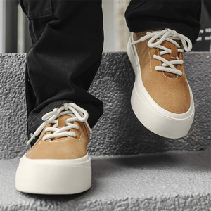 Sandalias de lona de suela gruesa para hombre, estilo casual, para verano, tendencia de moda, venta al por mayor, zapatos de skate. - Product Image 6