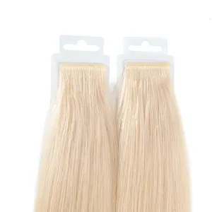 Supplier Russian Human Double Drawn Narrow Tape Remy Human Hair Extensions