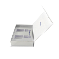 Caja de Regalo Magnética Plegable Personalizada para Cumpleaños, con Esponja y Laminado Mate, para Insertos de Embalaje de Suero para el Cuidado de la Piel