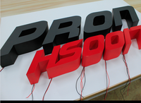 BRANDNEWSIGN Enseigne lumineuse 3D LED en métal personnalisée pour la publicité extérieure des commerces et enseignes électroniques