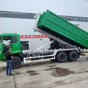 El contenedor de camión de basura de logística urbana de la mejor marca de China funciona eficientemente camión de basura <span class=keywords><strong>con</strong></span> <span class=keywords><strong>gancho</strong></span> - Product Image 1