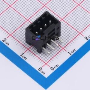 DB2ERC-2.54-4P-BK Plug-in Terminal Block Bent Lead Through Hole,P=2.54mm Board-to-Board / Socket - Closed 1x4P 2.54mm Black - Product Image 1