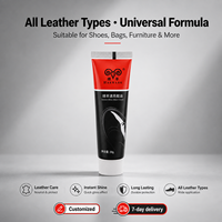 Betún para Zapatos Unisex Jinyang de 30g con Superficie Antideslizante en Relieve, Brillo Instantáneo, Fácil de Limpiar, Agarre Cómodo y Empaque en Caja