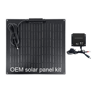 <span class=keywords><strong>Panneau</strong></span> <span class=keywords><strong>solaire</strong></span> flexible à bon prix avec <span class=keywords><strong>kit</strong></span> de connecteurs et de contrôleur 10W 20W 30W 50W, taille mini, semi-flexible - Product Image 3