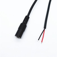 Hochwertiges 22AWG-Kabel 2,1mm 2,5mm Gleichstrom kabel mit abisolier tem und verzinntem Ende