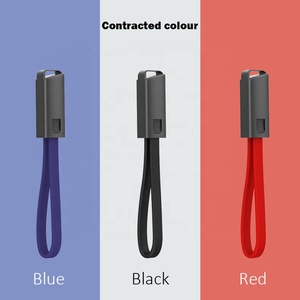 Chất Lượng Cao Đen Nylon Bện Loại C-C Dây Buộc Cáp Dữ Liệu Keychain 2.4A Sạc Nhanh Cáp <span class=keywords><strong>Usb</strong></span> - Product Image 6