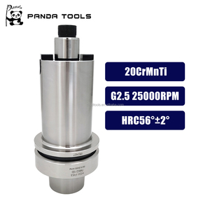 Porte-outil de fraisage frontal haute vitesse HSK63F G2.5 24000 tr/min, mandrin de fraisage 22mm 27mm, outillage de précision pour routeur CNC pour le travail du bois - Product Image 3