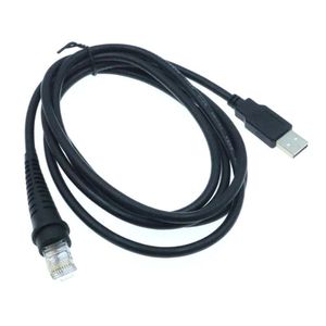 Cable de escáner de código de barras USB Honeywell compatible con Ms7120 Ms5145 negro - Product Image 2
