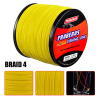 Ligne tressée PE TG 300M 4 brins 6LB-100LB haute résistance pour la pêche à la carpe