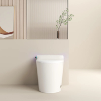 Toilette Bidet One Piece Intelligente Exclusive avec Capteur Automatique Toilette Intelligente en Céramique pour Salle de Bain