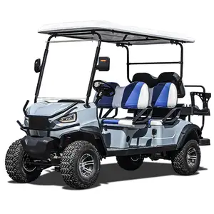 Golfcart mobil Safari Off-road elektrik 4 cart troli golf troli belanja listrik tur kustom obral dengan harga diskon
