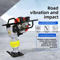 Pilonneuse à essence compacte verticale; Compacteur de sol diesel; Pilonneuse vibrante; Compacteur de terre électrique - Haute performance