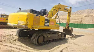 Excavatrice sur chenilles hydraulique japonaise d'occasion KOMATSU PC360 PC360-7, 36 tonnes, pour travaux de terrassement et de construction - Product Image 6