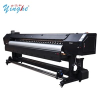 Imprimante grand format populaire YH Bache 10 pieds 3,2 mètres Imprimante à solvant écologique 3,2 mètres I3200 XP600 pour bannières Impression sur vinyle Toile