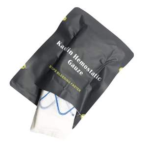 ผ้าก๊อซห้ามเลือด TCCC แบบพับ Z ผ้าก๊อซห้ามเลือดคาโอหลิน ผ้าก๊อซห้ามเลือดคาโอหลินสำหรับบาดแผล - Product Image 1