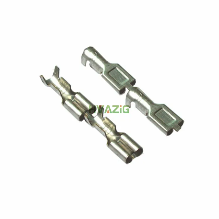 DJ626A-D4.8*0.8A automotive connector wiring harness crimp stamping terminal 4.8 series brass tin plating spring terminal blocks