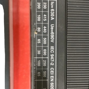เบรกเกอร์วงจรไฟฟ้า <span class=keywords><strong>S6L</strong></span> Isomax S6 แบบอิเล็กทรอนิกส์สำหรับ PLC - Product Image 4