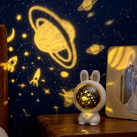 Rotation Musique Étoilé Mini Projecteur Veilleuse Enfants Enfants Lampe Projection Led Table Ciel Mini Projecteur Lampe