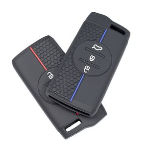 Étui de clé de voiture en gel de silice personnalisé en usine, coque de clé de voiture en silicone OEM, motif <span class=keywords><strong>nid</strong></span> <span class=keywords><strong>d</strong></span>'<span class=keywords><strong>abeille</strong></span> créatif, <span class=keywords><strong>sac</strong></span> de clé de voiture pour Chery - Product Image 1
