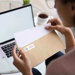 Hot Seal Return Étiquettes d'<span class=keywords><strong>adresse</strong></span> personnalisées Étiquettes postales Décoration pour enveloppes Autocollants de nom Rectangle auto-adhésifs - Product Image 4