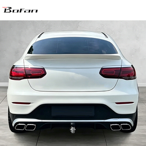 Diffuseur arrière style GLC63 AMG pour Benz <span class=keywords><strong>GLC</strong></span> Coupé C253 2016-2022, montage direct, non peint, PP+ABS - Product Image 3