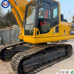 Excavatrice sur chenilles Komatsu PC200 d'occasion, 20 tonnes, d'origine japonaise, de haute qualité, équipement lourd, PC220 PC240 - Product Image 3