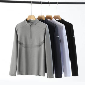 Quick Dry Breathable Sports Fitness <b>Workout</b> Active Wear Men's T-shirts Wholesale <b>Long</b> <b>Sleeve</b> Gym T Shirts - Product Image 2