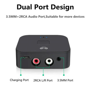 Récepteur <span class=keywords><strong>Bluetooth</strong></span> 5.0, <span class=keywords><strong>adaptateur</strong></span> de haut-parleur <span class=keywords><strong>Bluetooth</strong></span> NFC B11, haut-parleur filaire qui se transforme instantanément en haut-parleur <span class=keywords><strong>Bluetooth</strong></span> sans fil - Product Image 2