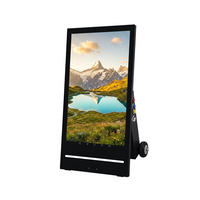 Letrero Publicitario Portátil Personalizado al por Mayor de Fábrica, Pantalla Digital LCD con Batería, Logotipo OEM para Negocios