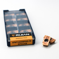 Plaquettes de fraisage en carbure de tungstène de Chine Ruian, modèles APMT16, APKT, RPMT, RPMW, RDKW, RCKT, RCMT, WPMT, revêtement PVD, pour usinage sur tour, OEM
