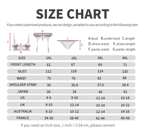 Lencería Sexy Roja para Mujer Talla Grande, 6x, con Aros de Acero Bordados y Cinturón de Liguero, Lencería Sexy Femenina Plus - Product Image 5