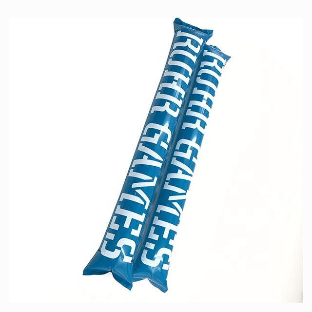 Hot Selling Custom Advertising Inflatable Bang Bang Thunder Stick Cheering Stick Made of Durable Plastic