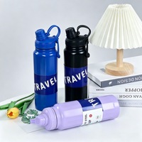 Bouteille d'eau isotherme en acier inoxydable 304 grande capacité, portable, double usage, pour sports de plein air, protection UV, pour le commerce transfrontalier