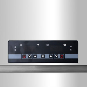 Tủ lạnh thương mại công suất lớn thép không gỉ thẳng đứng tủ lạnh thông minh kiểm soát nhiệt độ đóng băng dọc tủ đông - Product Image 6