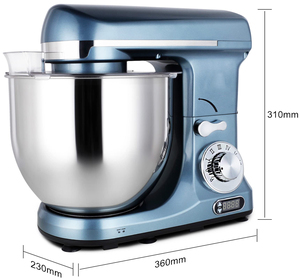 เครื่องผสมอาหารแบบตั้งโต๊ะ 6QT พร้อมโถสแตนเลส สำหรับใช้ในครัวเรือน จากโรงงานผู้ผลิตเครื่องครัว - Product Image 2