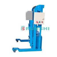 Poubelle publique à élévateur 600L en plastique pour recyclage et déchets, machine de levage de poubelle