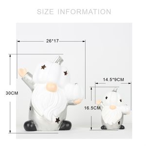 Lumières de Noël LED batterie père noël pour décorations de noël intérieures accessoires père noël décor à la maison de vacances - Product Image 5