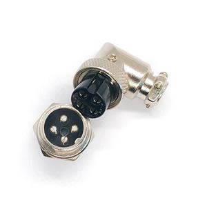 Fiche <span class=keywords><strong>DIN</strong></span> M16 à angle droit à 90 degrés <span class=keywords><strong>Connecteur</strong></span> mâle GX16 Nickelé 7P <span class=keywords><strong>Connecteur</strong></span> 2 <span class=keywords><strong>broches</strong></span> à <span class=keywords><strong>9</strong></span> <span class=keywords><strong>broches</strong></span> - Product Image 1