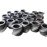 Baril et revêtement de vis pour extrudeuse en plastique de mélange maître et PVC fluoré PTFE, ETFE, FEP, PFA, PVDF, diaphragme de batterie