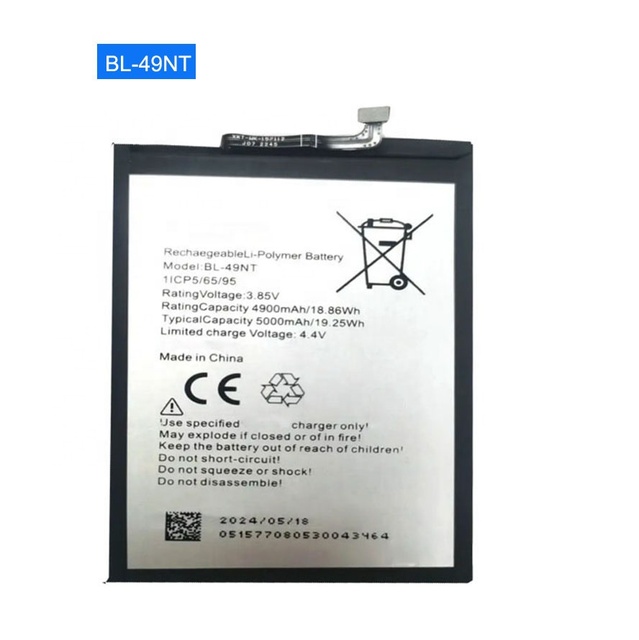 3.8v 5000mAh BL-49NT  Replacement Cellphone Battery  for Tecno  Transsion Spark GO 2023