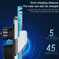 Support voiture Joyroom 15W Chargeur rapide Support téléphone voiture Chargeur voiture sans fil Charge rapide Support téléphone Type C