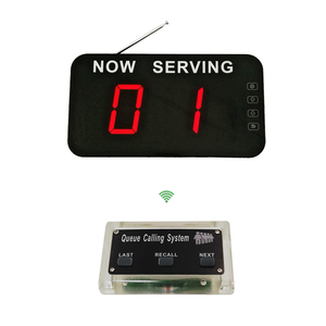 Manage Queue <strong>System</strong> Customer Queue Number <strong>System</strong> High Efficiensy Receiver Display Show 2 Digit Number with NEXT Button 1+1 - Product Image 1